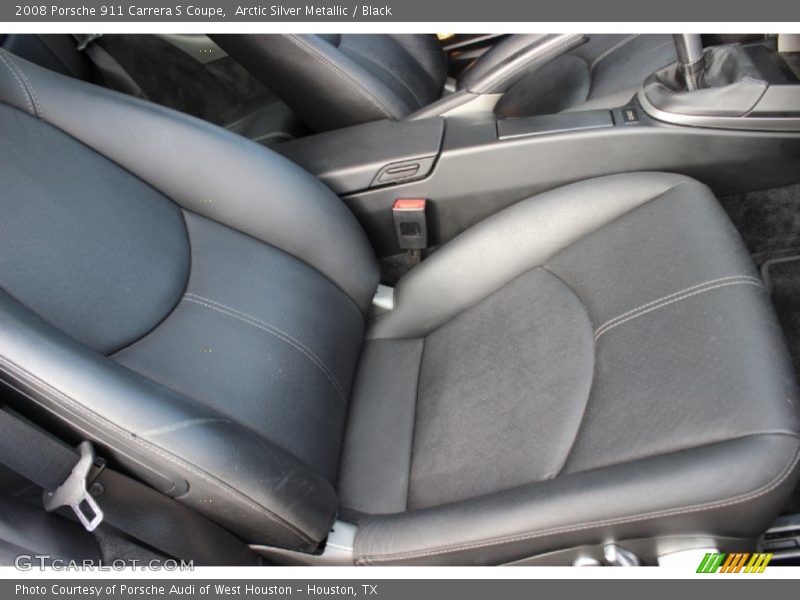 Arctic Silver Metallic / Black 2008 Porsche 911 Carrera S Coupe