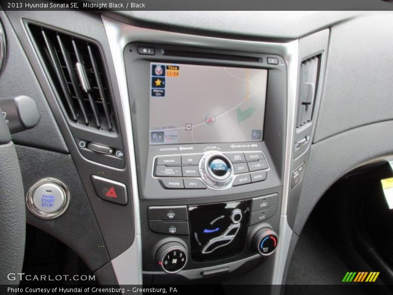 Midnight Black / Black 2013 Hyundai Sonata SE