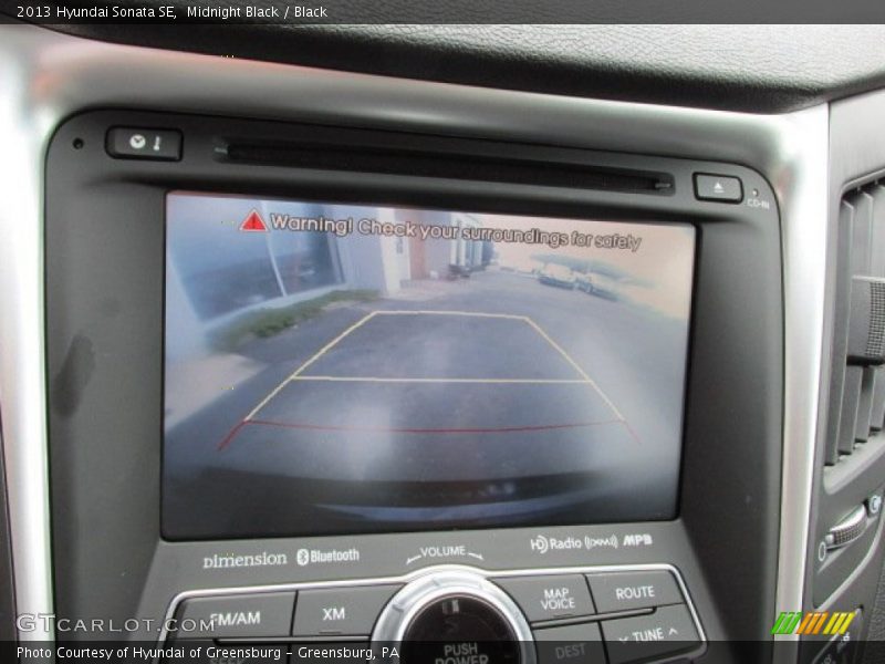 Midnight Black / Black 2013 Hyundai Sonata SE