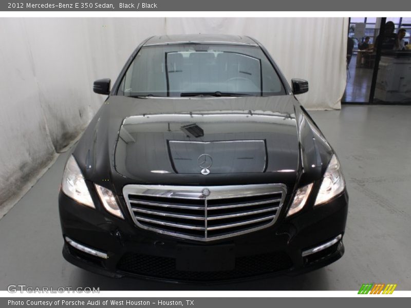 Black / Black 2012 Mercedes-Benz E 350 Sedan