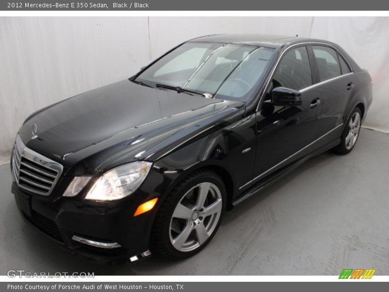 Black / Black 2012 Mercedes-Benz E 350 Sedan