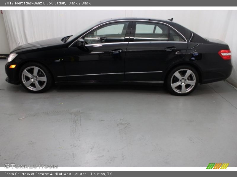 Black / Black 2012 Mercedes-Benz E 350 Sedan