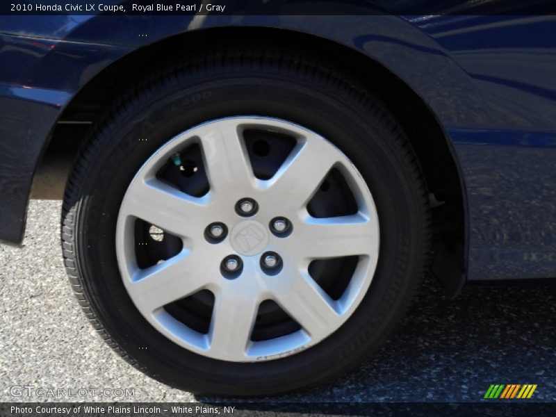 Royal Blue Pearl / Gray 2010 Honda Civic LX Coupe