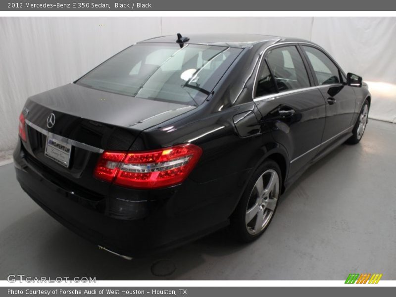 Black / Black 2012 Mercedes-Benz E 350 Sedan