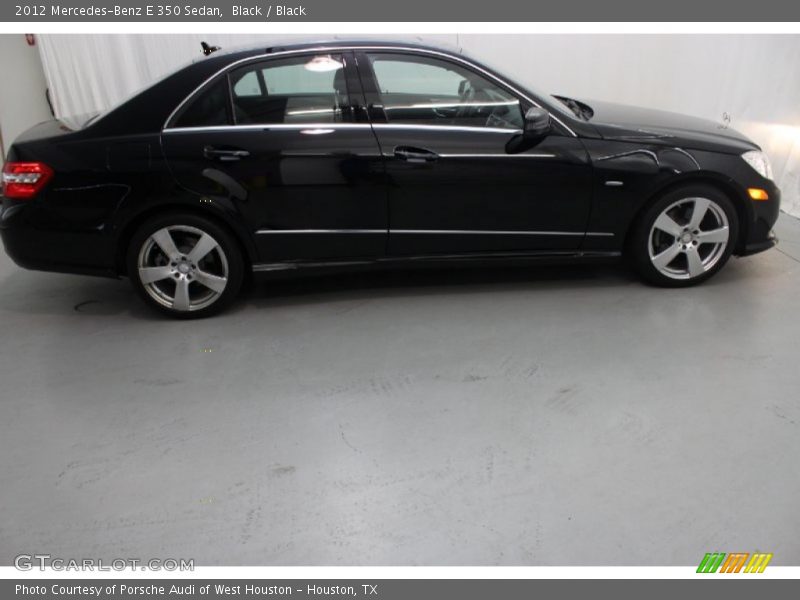 Black / Black 2012 Mercedes-Benz E 350 Sedan