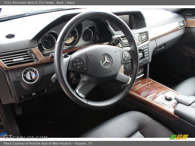 Black / Black 2012 Mercedes-Benz E 350 Sedan