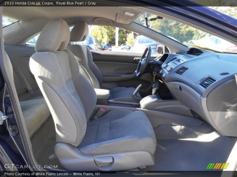 Royal Blue Pearl / Gray 2010 Honda Civic LX Coupe