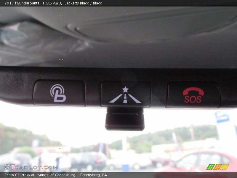 Becketts Black / Black 2013 Hyundai Santa Fe GLS AWD