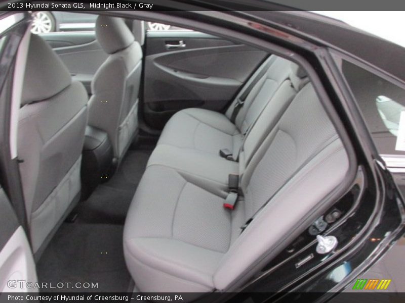 Midnight Black / Gray 2013 Hyundai Sonata GLS
