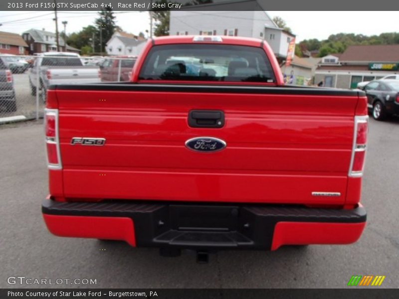 Race Red / Steel Gray 2013 Ford F150 STX SuperCab 4x4