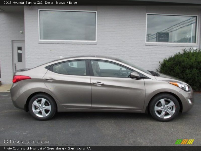 Desert Bronze / Beige 2013 Hyundai Elantra GLS