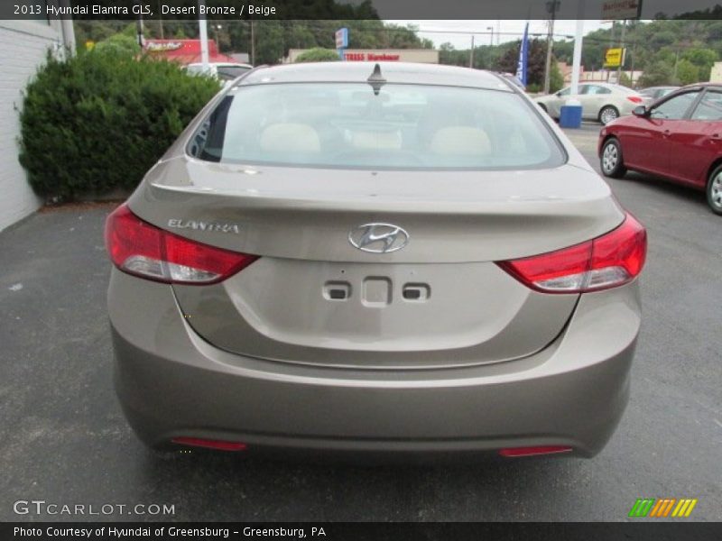 Desert Bronze / Beige 2013 Hyundai Elantra GLS