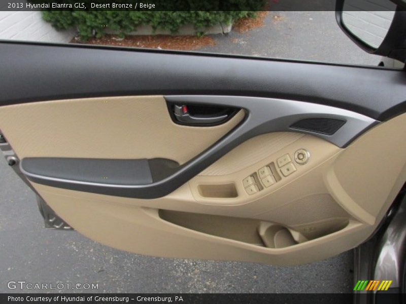 Desert Bronze / Beige 2013 Hyundai Elantra GLS