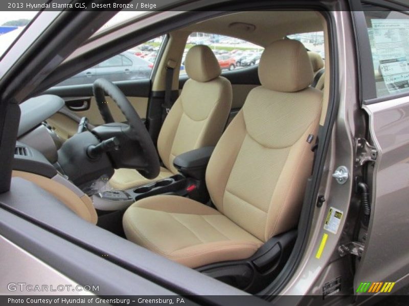Desert Bronze / Beige 2013 Hyundai Elantra GLS