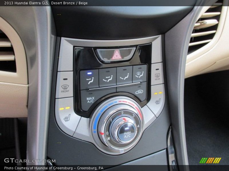 Desert Bronze / Beige 2013 Hyundai Elantra GLS