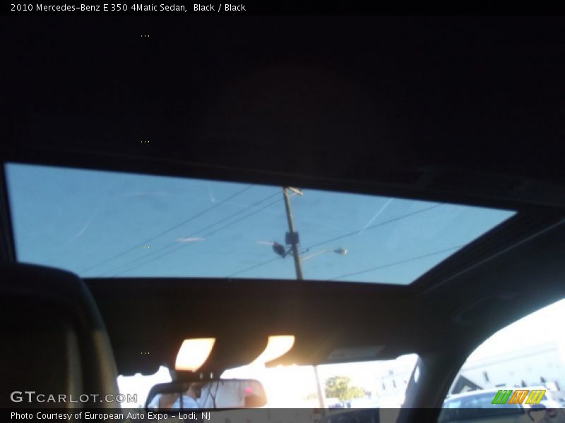 Black / Black 2010 Mercedes-Benz E 350 4Matic Sedan