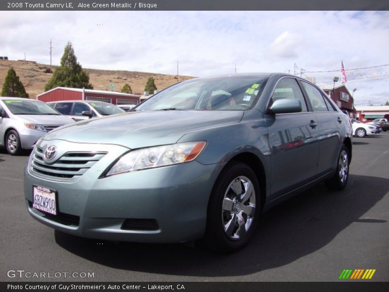 Aloe Green Metallic / Bisque 2008 Toyota Camry LE