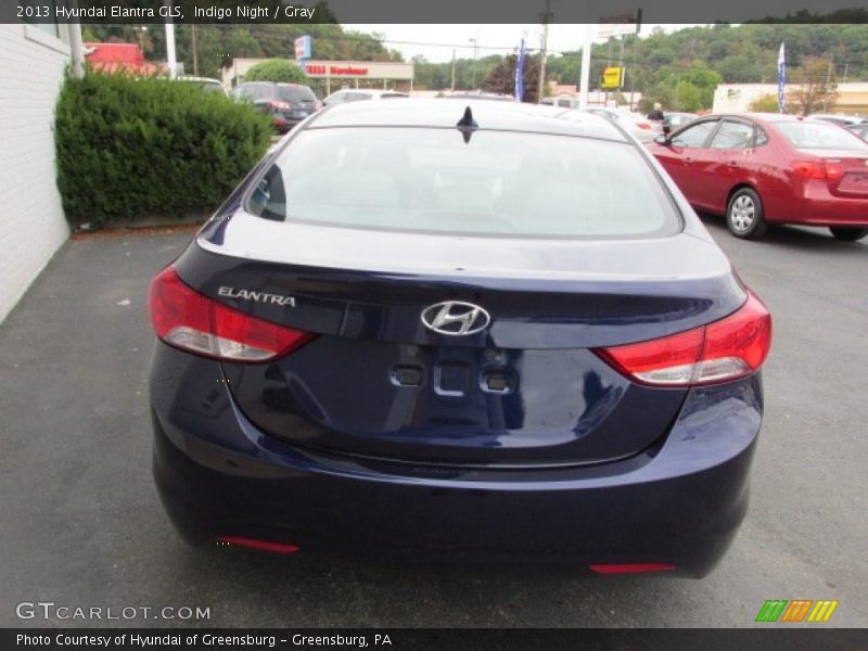 Indigo Night / Gray 2013 Hyundai Elantra GLS