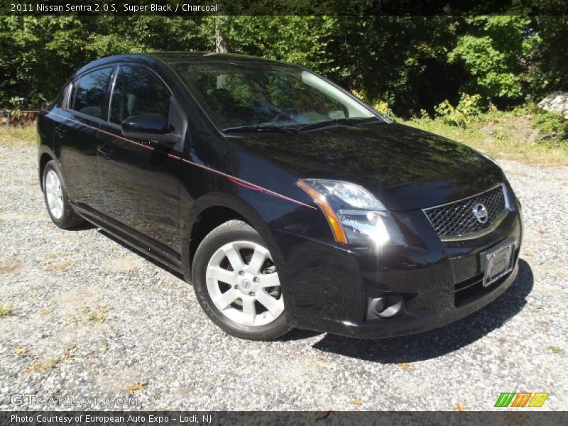 Super Black / Charcoal 2011 Nissan Sentra 2.0 S