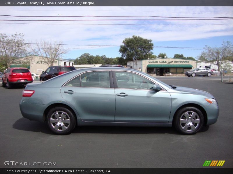 Aloe Green Metallic / Bisque 2008 Toyota Camry LE