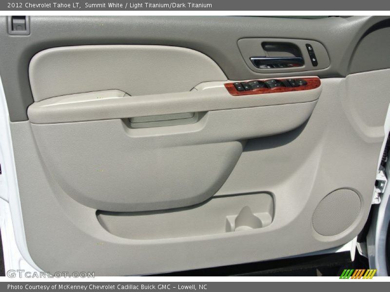 Summit White / Light Titanium/Dark Titanium 2012 Chevrolet Tahoe LT