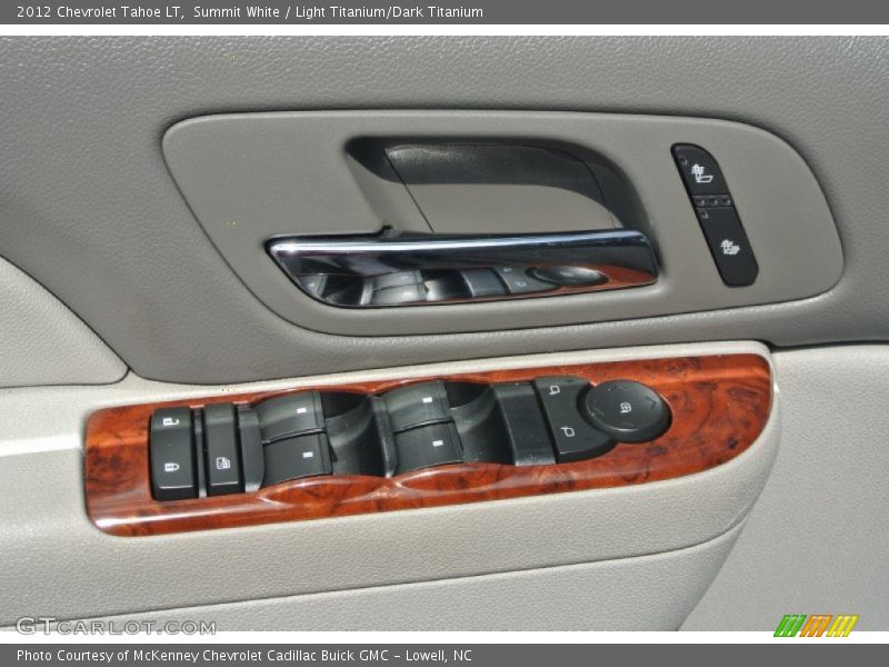 Summit White / Light Titanium/Dark Titanium 2012 Chevrolet Tahoe LT