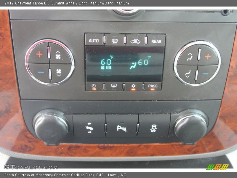 Summit White / Light Titanium/Dark Titanium 2012 Chevrolet Tahoe LT
