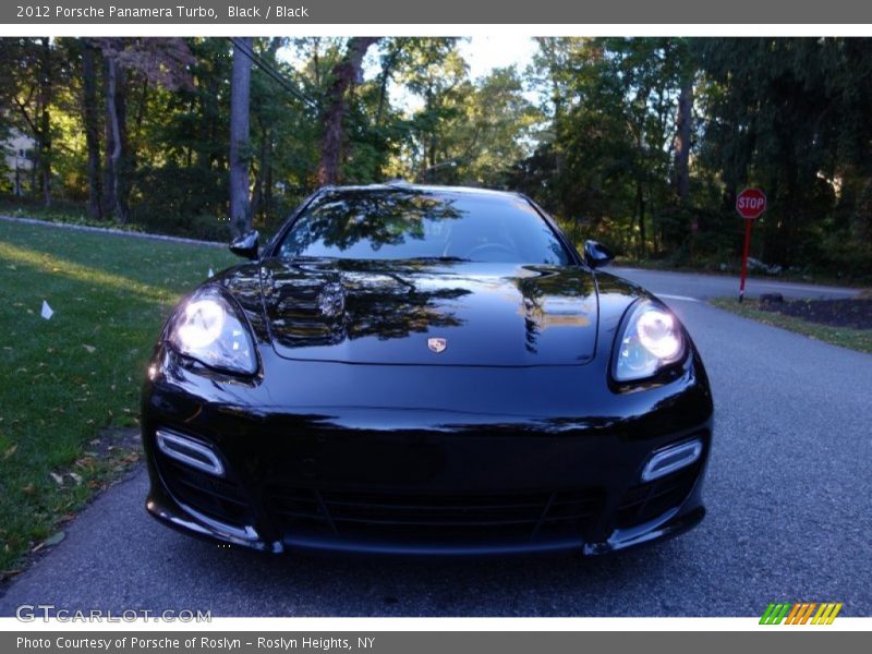 Black / Black 2012 Porsche Panamera Turbo