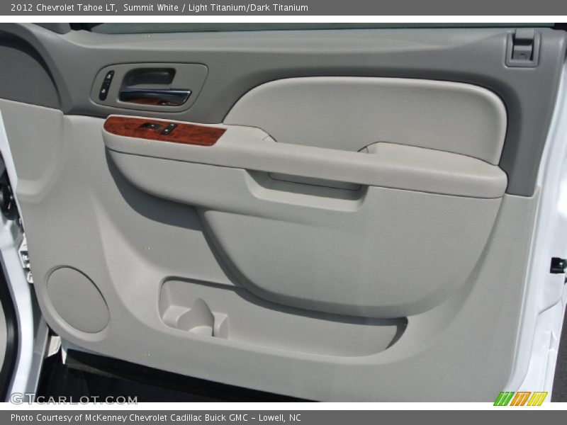 Summit White / Light Titanium/Dark Titanium 2012 Chevrolet Tahoe LT