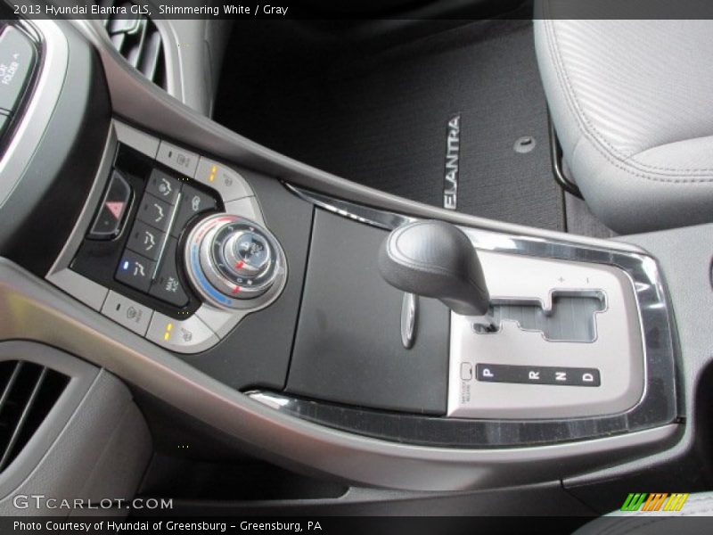 Shimmering White / Gray 2013 Hyundai Elantra GLS