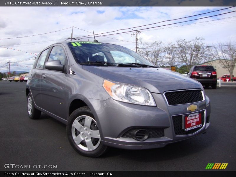 Medium Gray / Charcoal 2011 Chevrolet Aveo Aveo5 LT