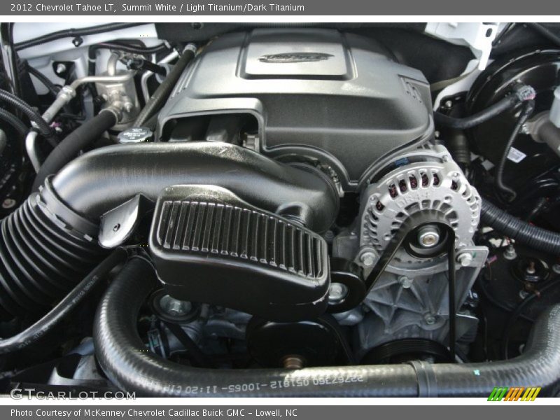 Summit White / Light Titanium/Dark Titanium 2012 Chevrolet Tahoe LT