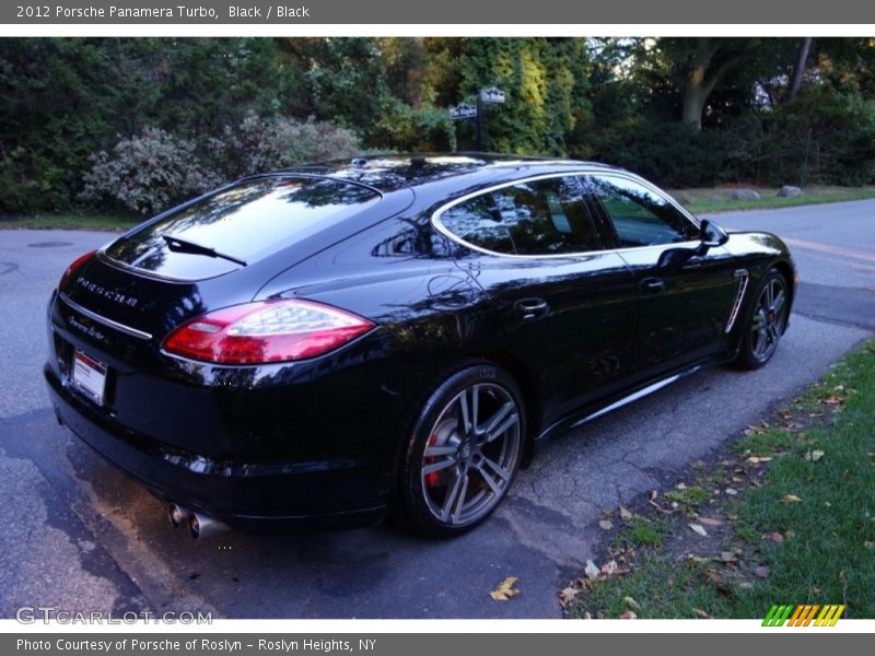 Black / Black 2012 Porsche Panamera Turbo
