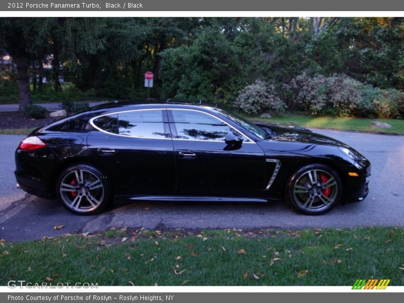 Black / Black 2012 Porsche Panamera Turbo