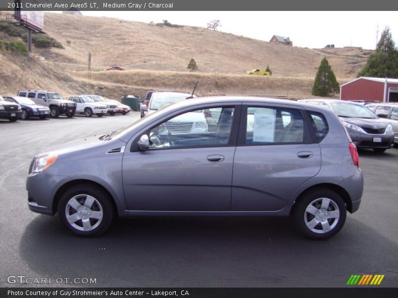 Medium Gray / Charcoal 2011 Chevrolet Aveo Aveo5 LT