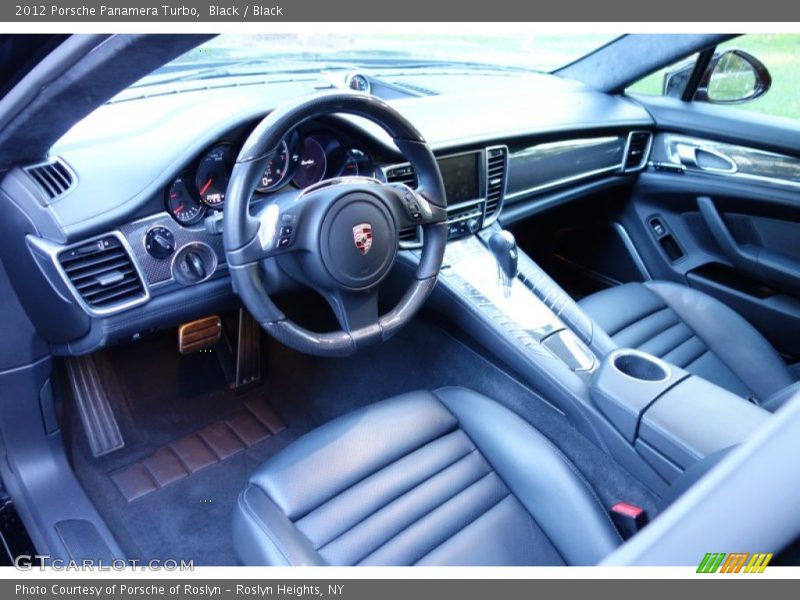 Black / Black 2012 Porsche Panamera Turbo