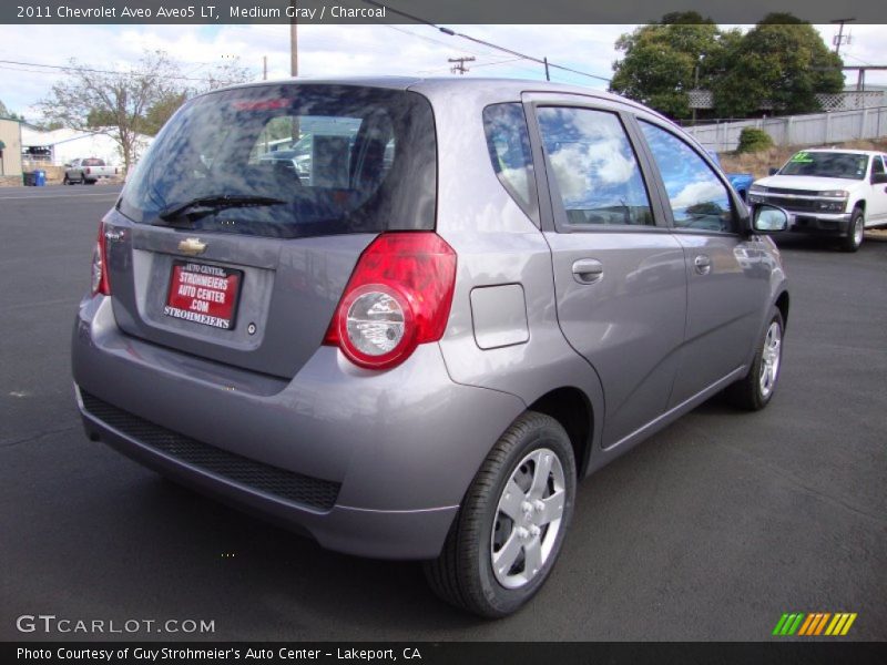 Medium Gray / Charcoal 2011 Chevrolet Aveo Aveo5 LT