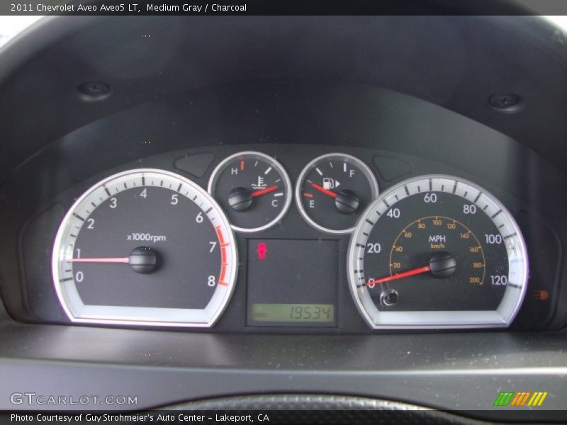 Medium Gray / Charcoal 2011 Chevrolet Aveo Aveo5 LT