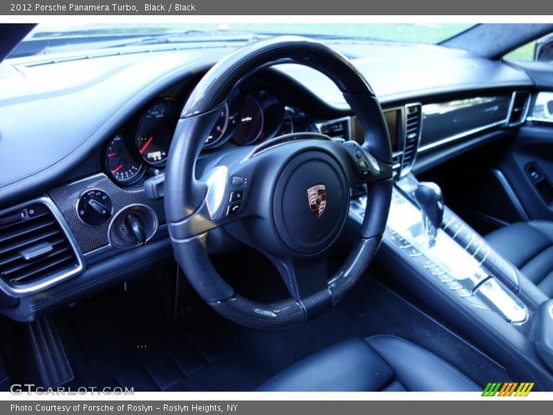 Black / Black 2012 Porsche Panamera Turbo