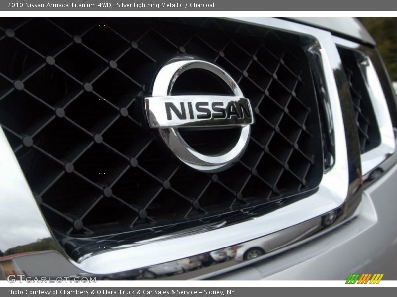 Silver Lightning Metallic / Charcoal 2010 Nissan Armada Titanium 4WD