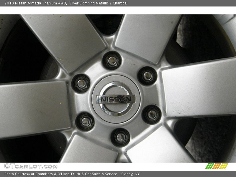 Silver Lightning Metallic / Charcoal 2010 Nissan Armada Titanium 4WD
