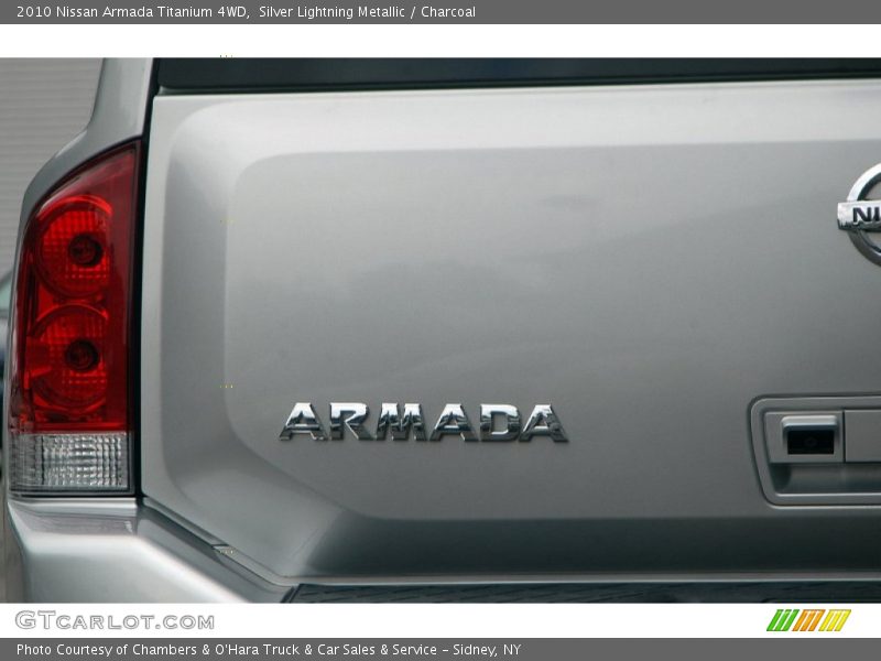 Silver Lightning Metallic / Charcoal 2010 Nissan Armada Titanium 4WD