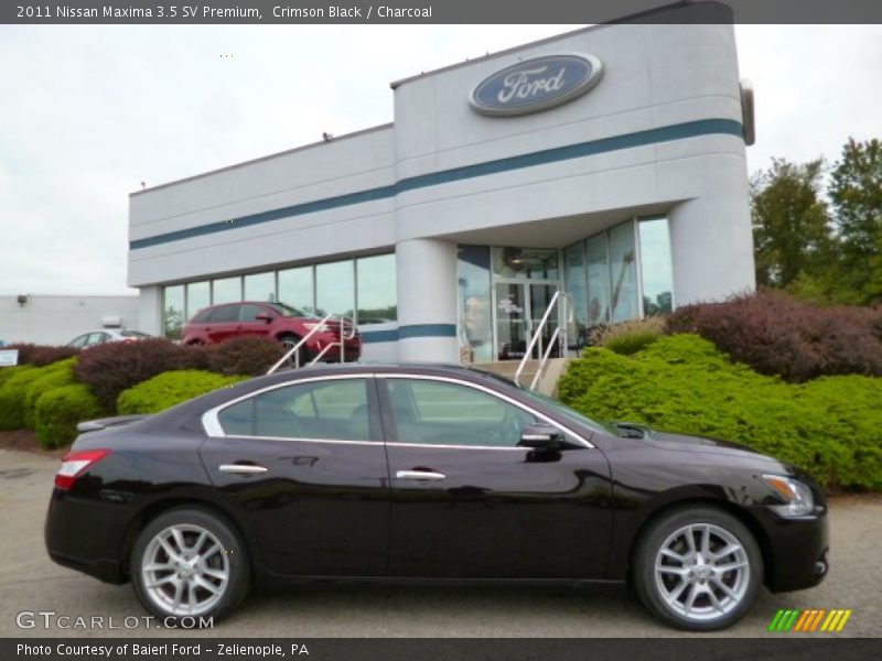 Crimson Black / Charcoal 2011 Nissan Maxima 3.5 SV Premium