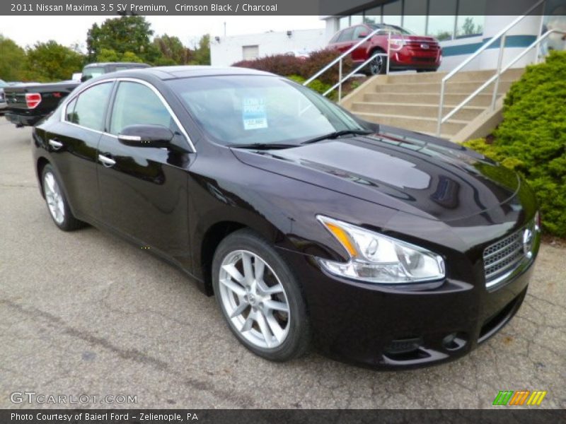 Crimson Black / Charcoal 2011 Nissan Maxima 3.5 SV Premium