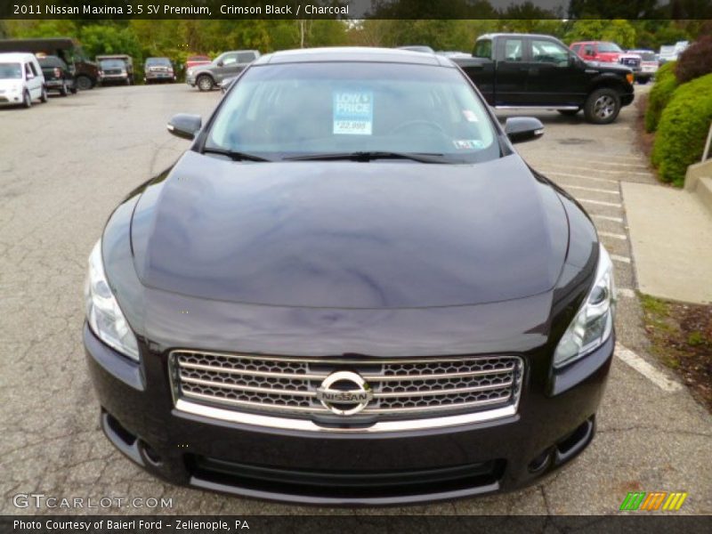 Crimson Black / Charcoal 2011 Nissan Maxima 3.5 SV Premium