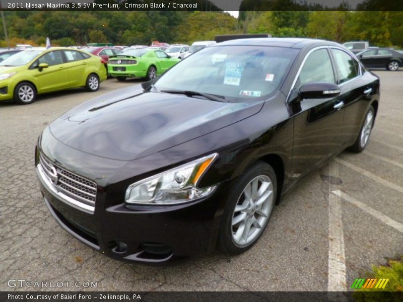 Crimson Black / Charcoal 2011 Nissan Maxima 3.5 SV Premium