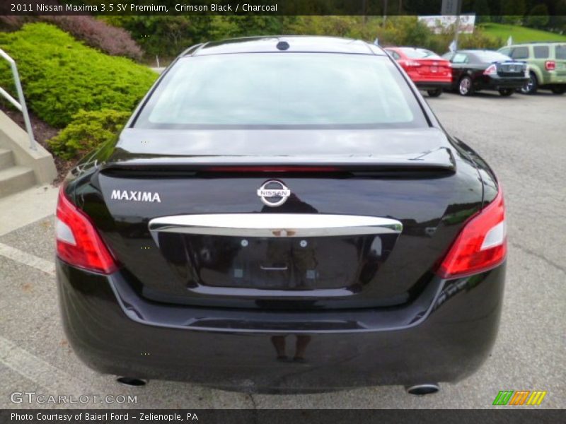 Crimson Black / Charcoal 2011 Nissan Maxima 3.5 SV Premium