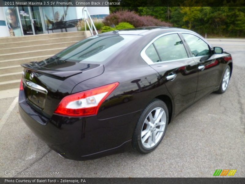 Crimson Black / Charcoal 2011 Nissan Maxima 3.5 SV Premium