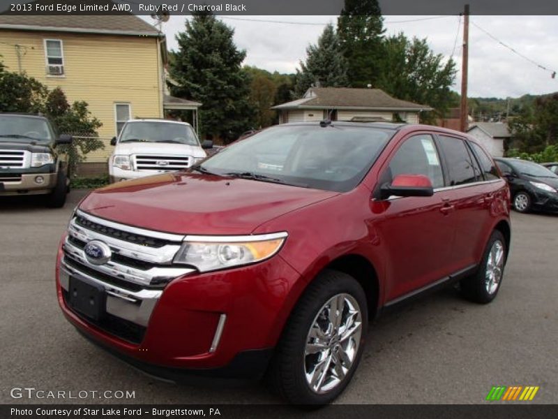 Ruby Red / Charcoal Black 2013 Ford Edge Limited AWD