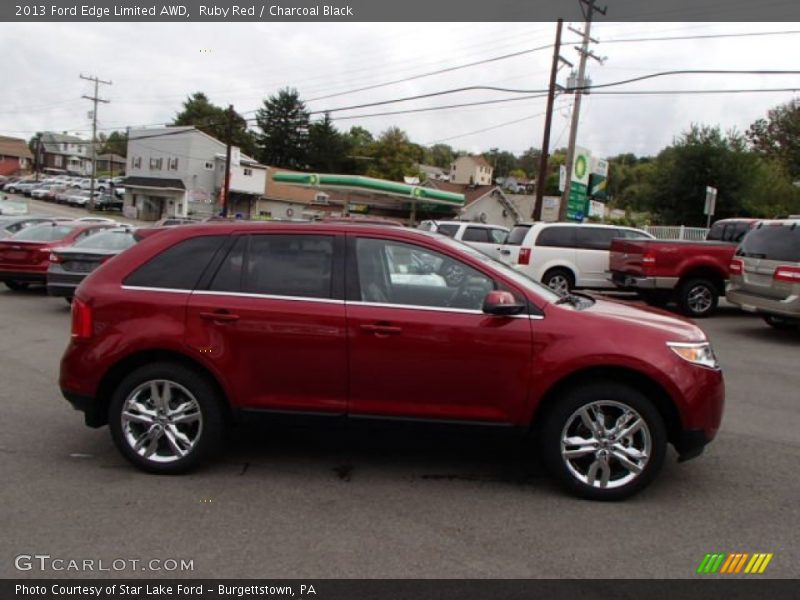 Ruby Red / Charcoal Black 2013 Ford Edge Limited AWD